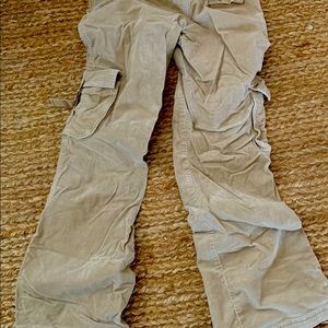 Old Navy. Size 2. Tow 1 black button front jeans. The other tan corduroy cargo.